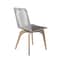 Armen Living Island Outdoor Light Eucalyptus Wood and Gray Rope Dining Chairs, PK2 LCISSIGR - alternate 6